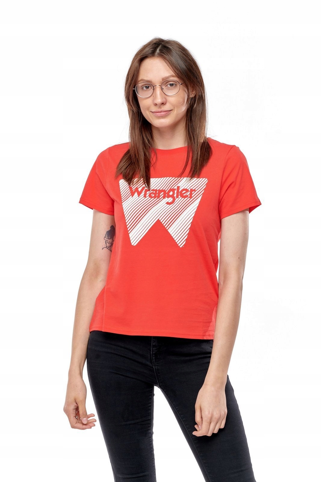 

Wrangler Ss Graphic Tee Red W7Z4EVXBO S
