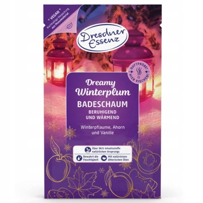 DRESDNER Sól do kąpieli świąteczna Zimowa Śliwka