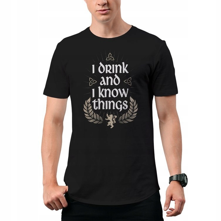 

Koszulka T-Shirt I Drink Tyrion Gra o Tron L