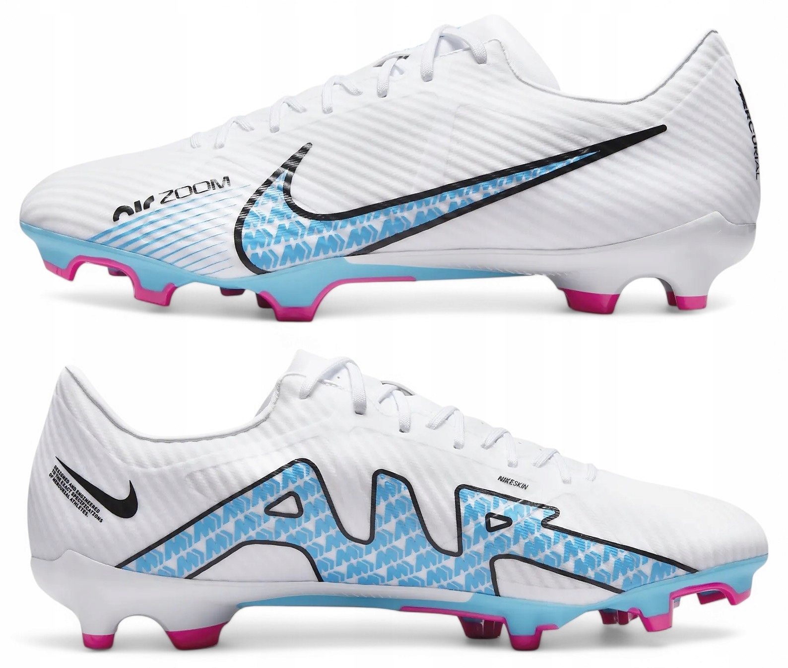 Korki Nike Zoom Vapor 15 Buty Piłkarskie Męskie Sportowe Lanki Fg Mg Academ