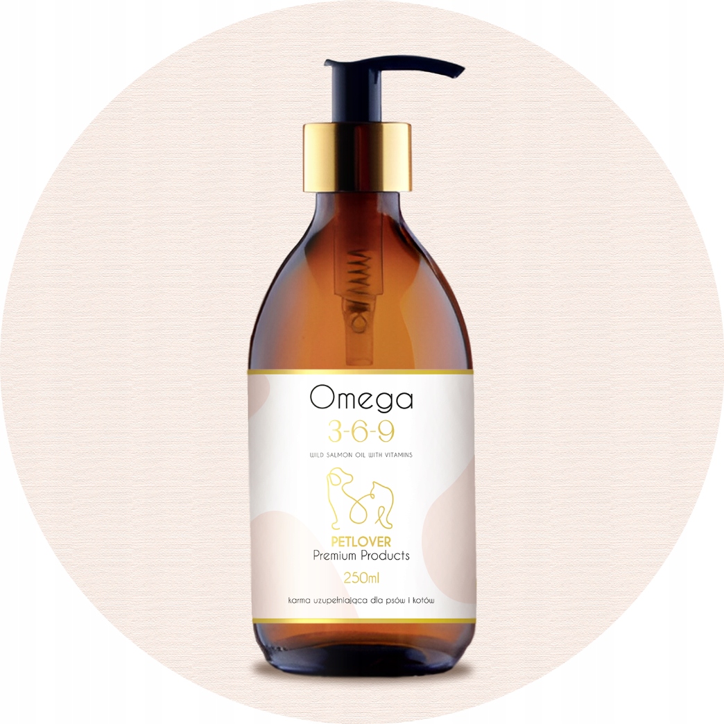 Levně Omega 3 6 9 olej z divokého lososa pro psa a kočku Premium Products