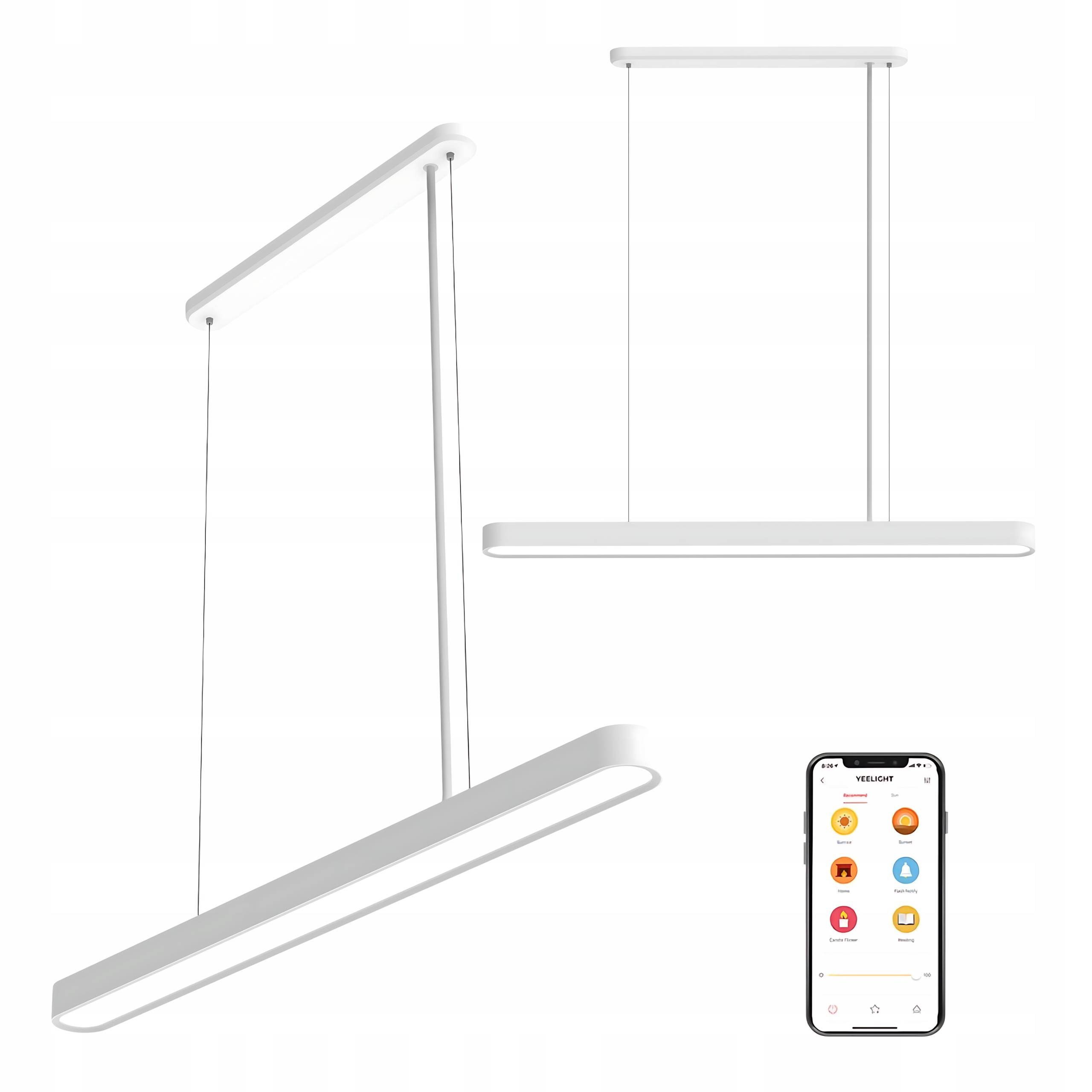 Inteligentná závesná lampa Yeelight Crystal Pendant Light nastaviteľná 33W