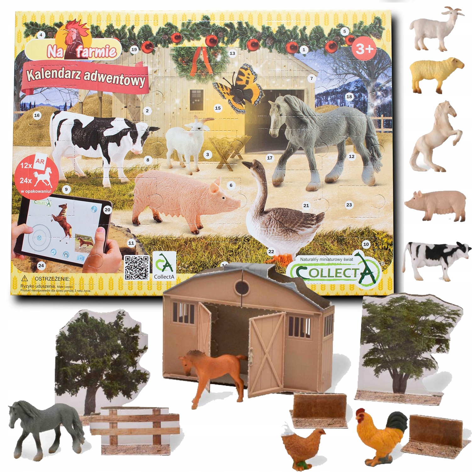 

Kalendarz Adwentowy Farma Konie Figurki Collecta
