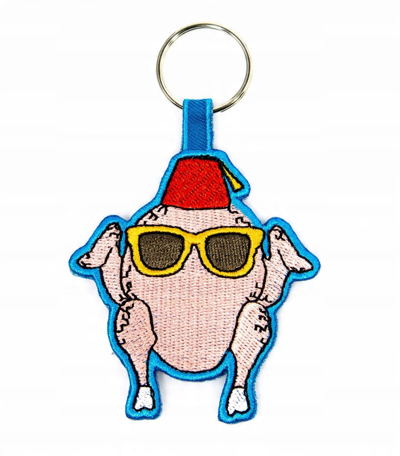 

Markowy tkany brelok do kluczy Friends Cool Turkey