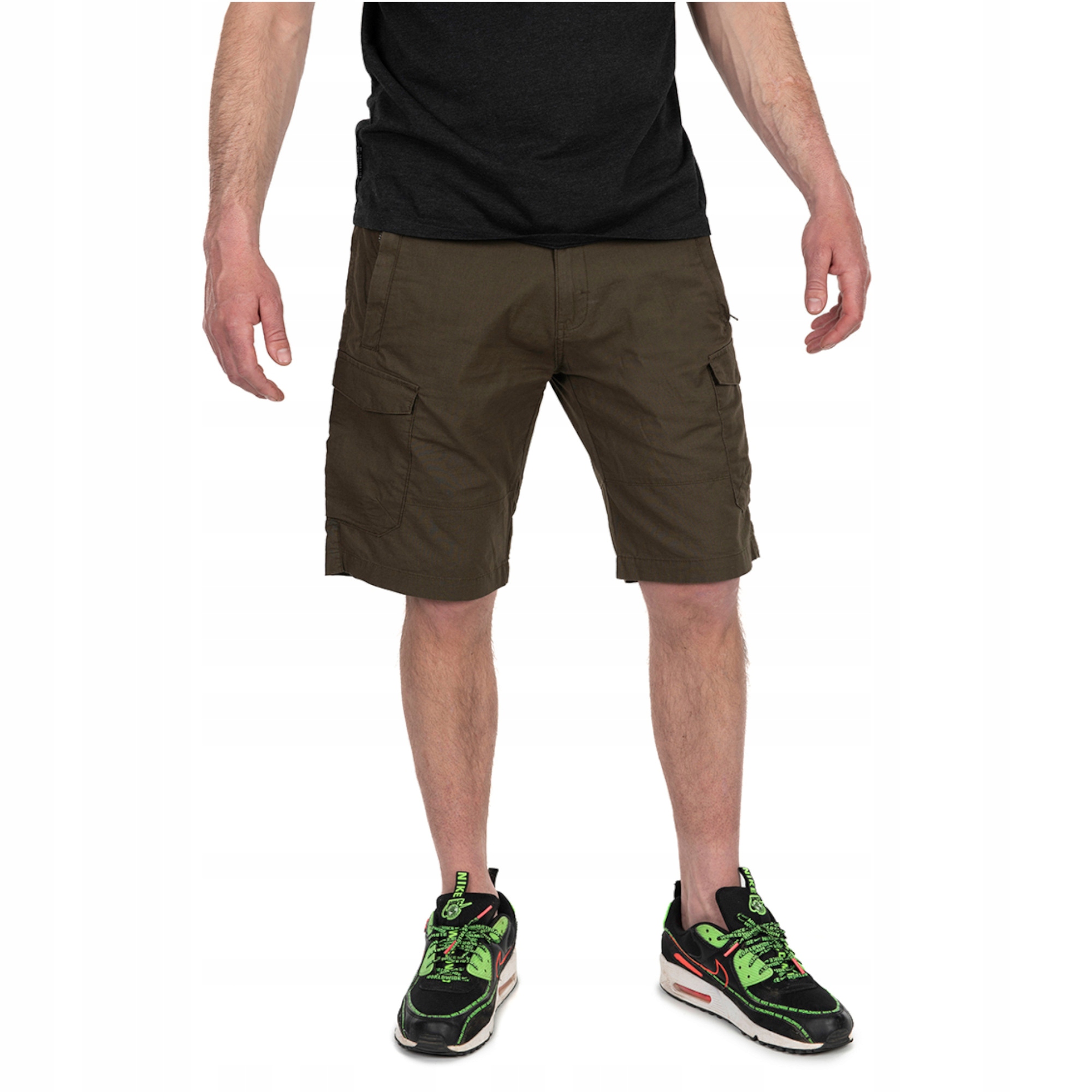 Kraťasy Fox Collection Lw Cargo shorts Green Black M