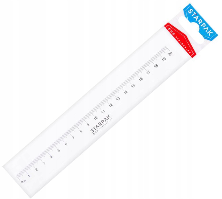 

Linijka Szkolna Plastikowa 20cm Starpak
