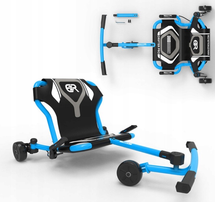 EzyRoller Gokart Pojazd Drifter Pro X Napędzany Nogami Driftingowy 10 lat+
