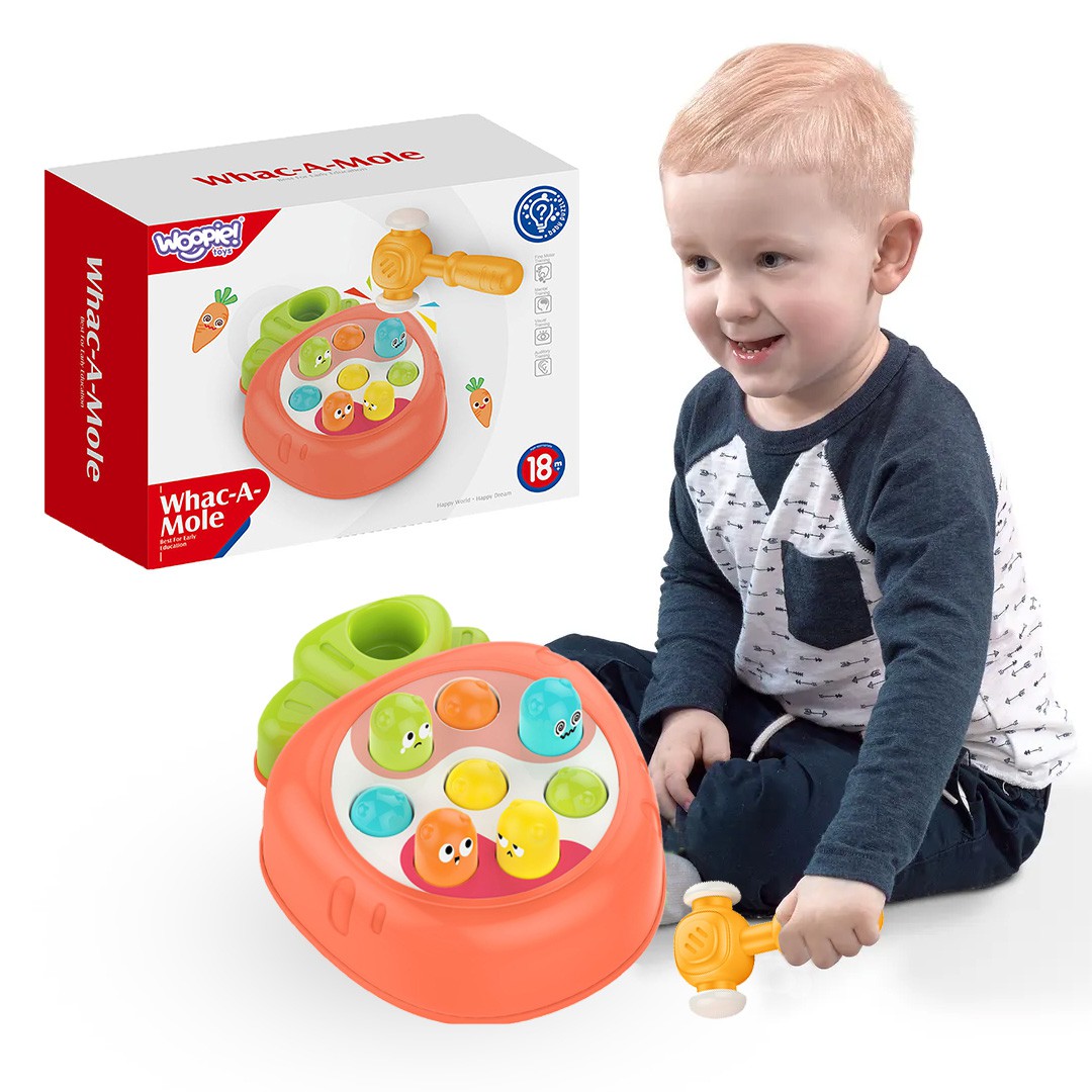 GRA ZRĘCZNOŚCIOWA UDERZ KRETA WBIJANKA MŁOTEK MONTESSORI REFLEKS WOOPIE Kod producenta AN_46953