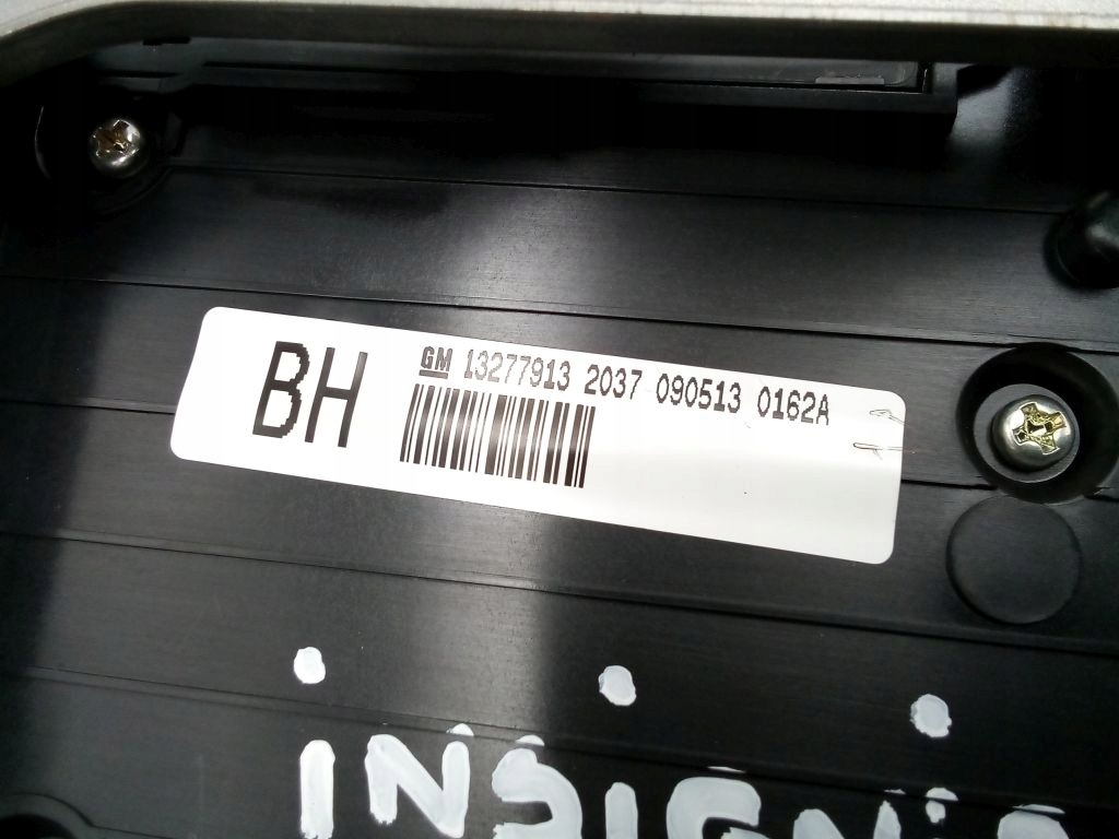 Opel Insignia A panel air conditioning devices panel radia