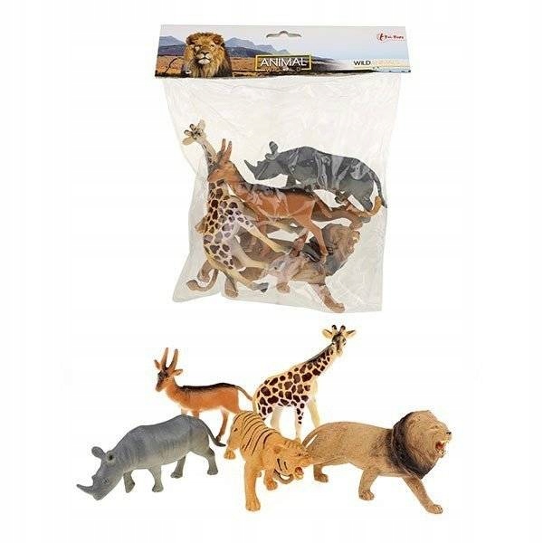 

Zestaw 5 Figurek Dzikie Zwierzęta Safari