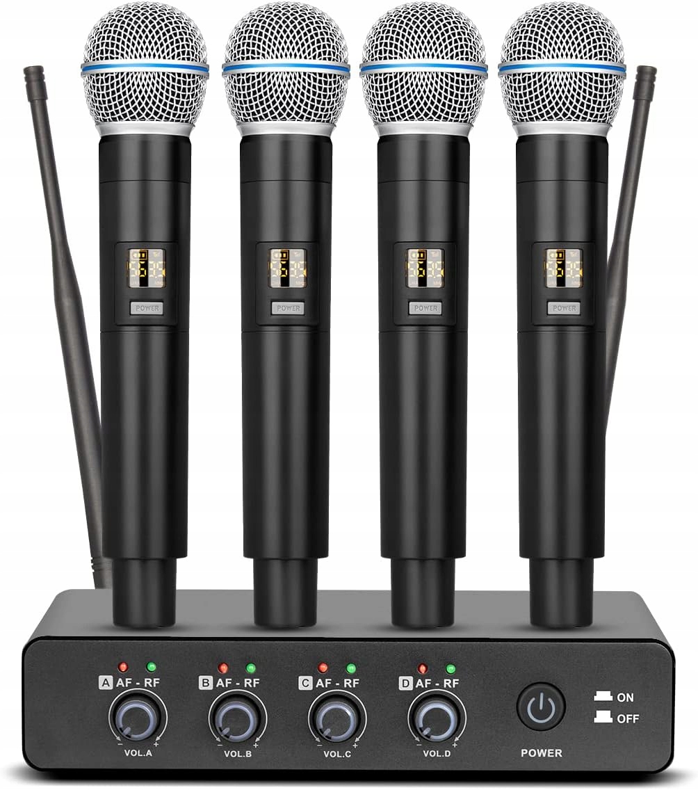DEPUSHENG R5 Profesjonalny Bezprzewodowy System Mikrofonów UHF Do Karaoke — miniatura 10