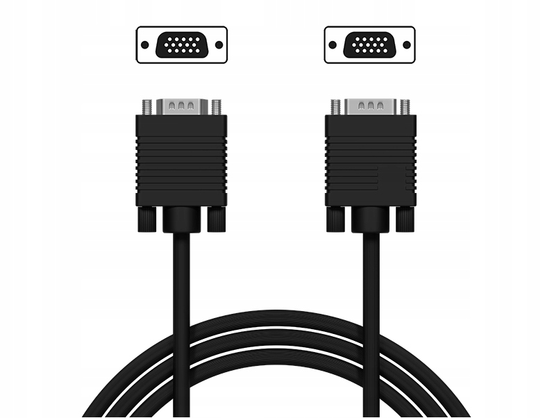 KABEL VGA-VGA do MONITORA VGA D-SUB FULL HD 1,8M
