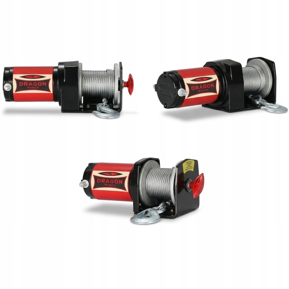Dragon Winch Wyciągarka Dwm 2000 St II 10m 12V Stal Garażu quad pług quadów