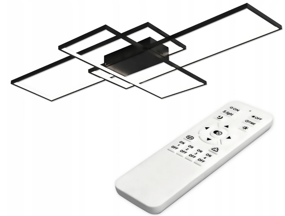 

Lampa sufitowa Plafon żyrandol Led modern 126W Cct