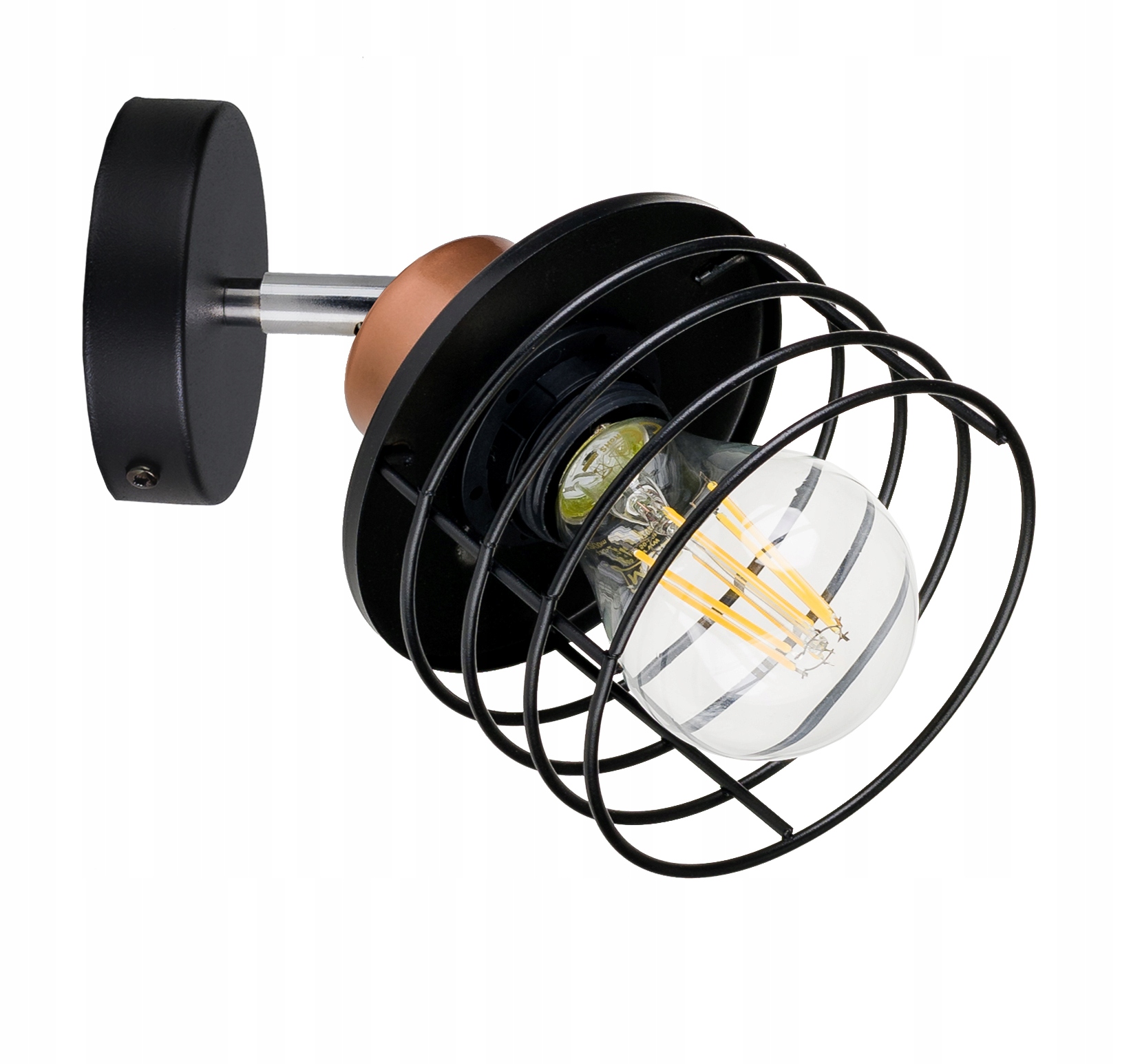 LAMPA sufitowa żyrandol plafon LOFT drut SPRĘŻYNA Kolekcja Sprężyna Druti