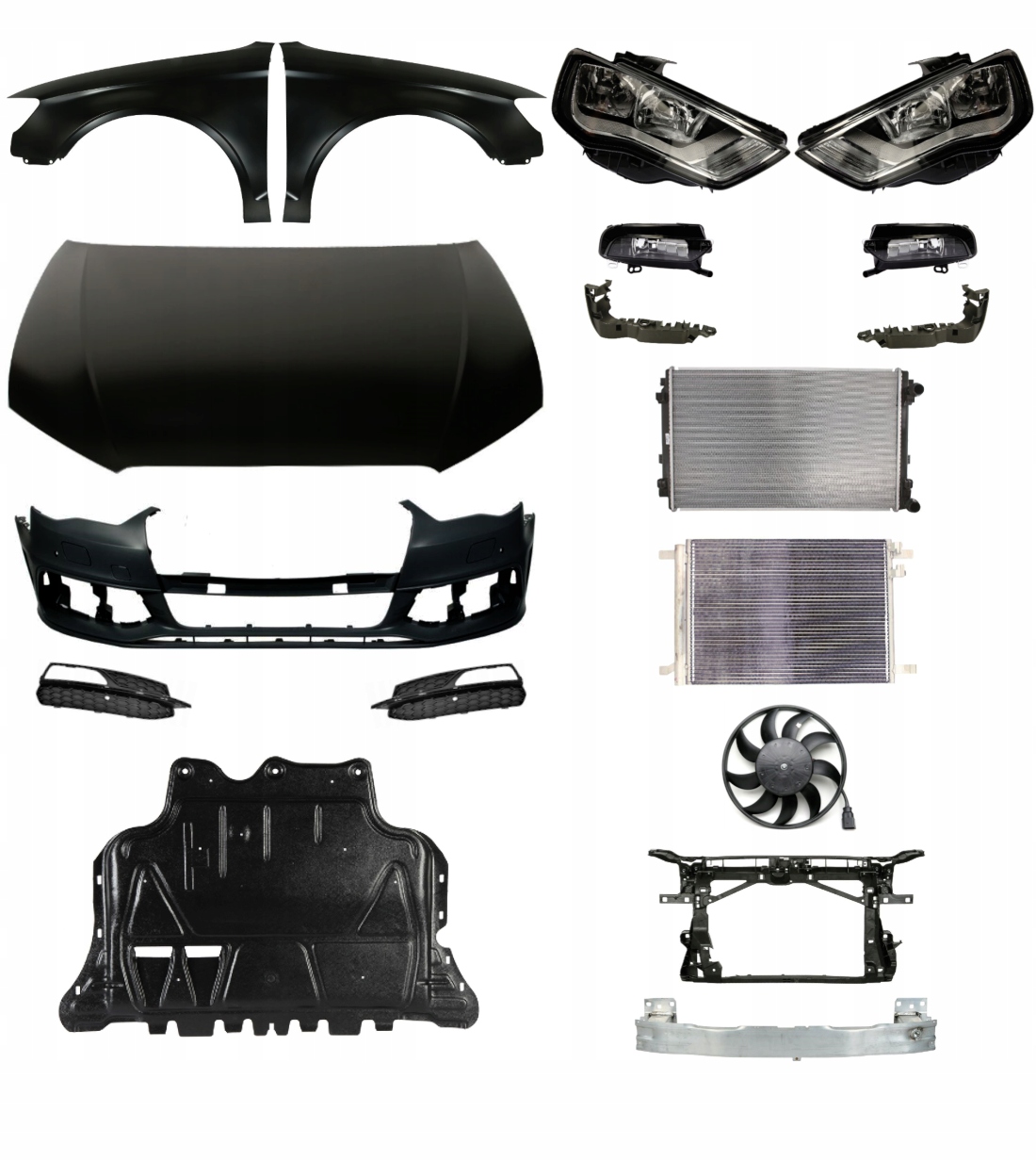 BMW E36 M Pakiet 93-00 Zderzak Pas Maska Błotnik ZESTAW CZĘŚCI