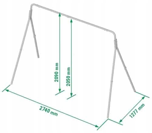 Dupla kerti hintaállvány Gyermek életkora 3 év <