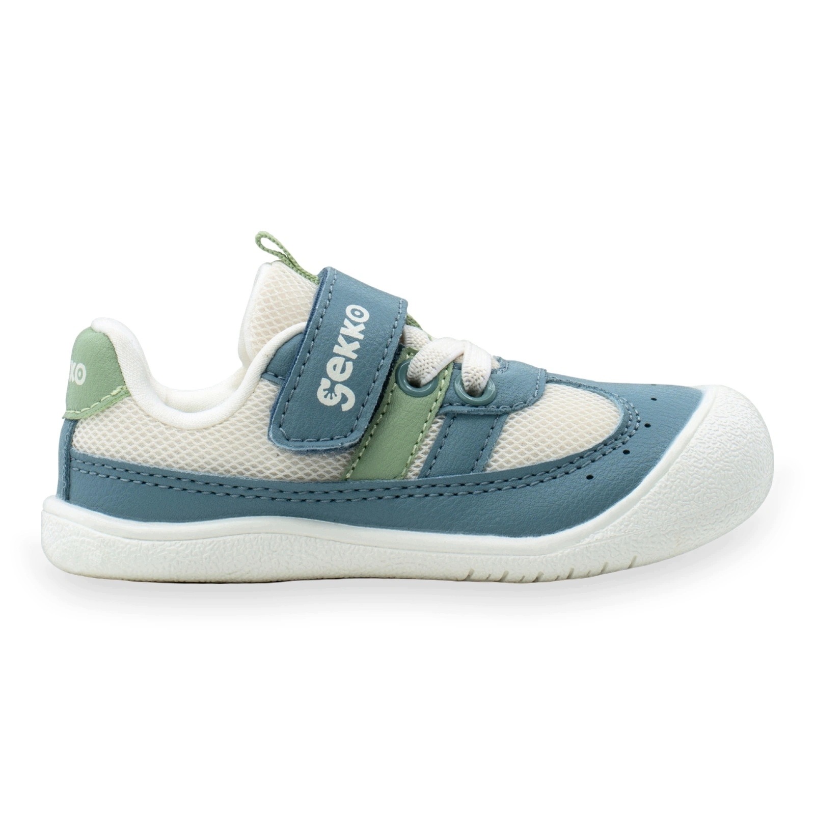 Buty barefoot sneakersy lekkie dziecięce na rzepy Gekko Breeze Ocean 23