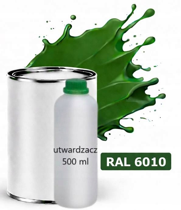 Ral 6010 Polyuretan Akryl 2:1 1L Lesklý Lak Tužidlo Normal 0,5L