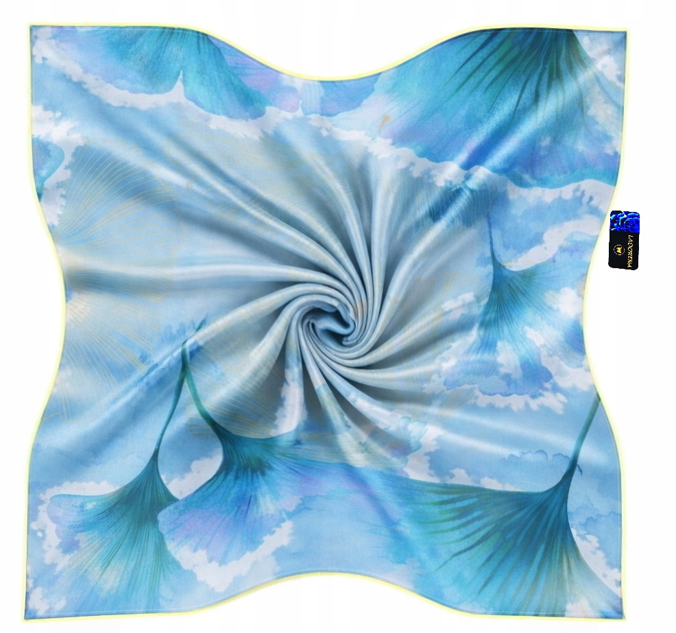 Hedvábný Šátek 100% Hedvábí Přírodní Morušová Kvalita Prémiová Značka+