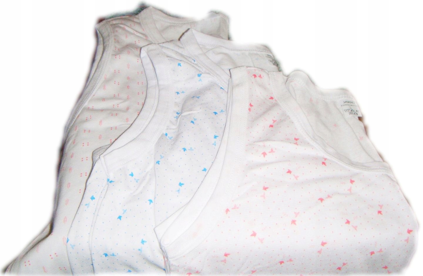 KOSZULA NOCNA DAMSKA BIAŁY WZÓR BAWEŁNA 100% marka polska rozm.L Rozmiar L