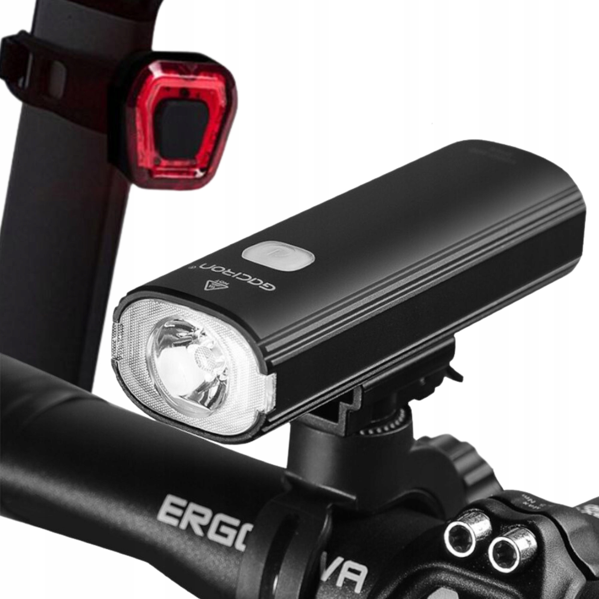 Sada Světel Na Kolo, Přední A Zadní, Voděodolná