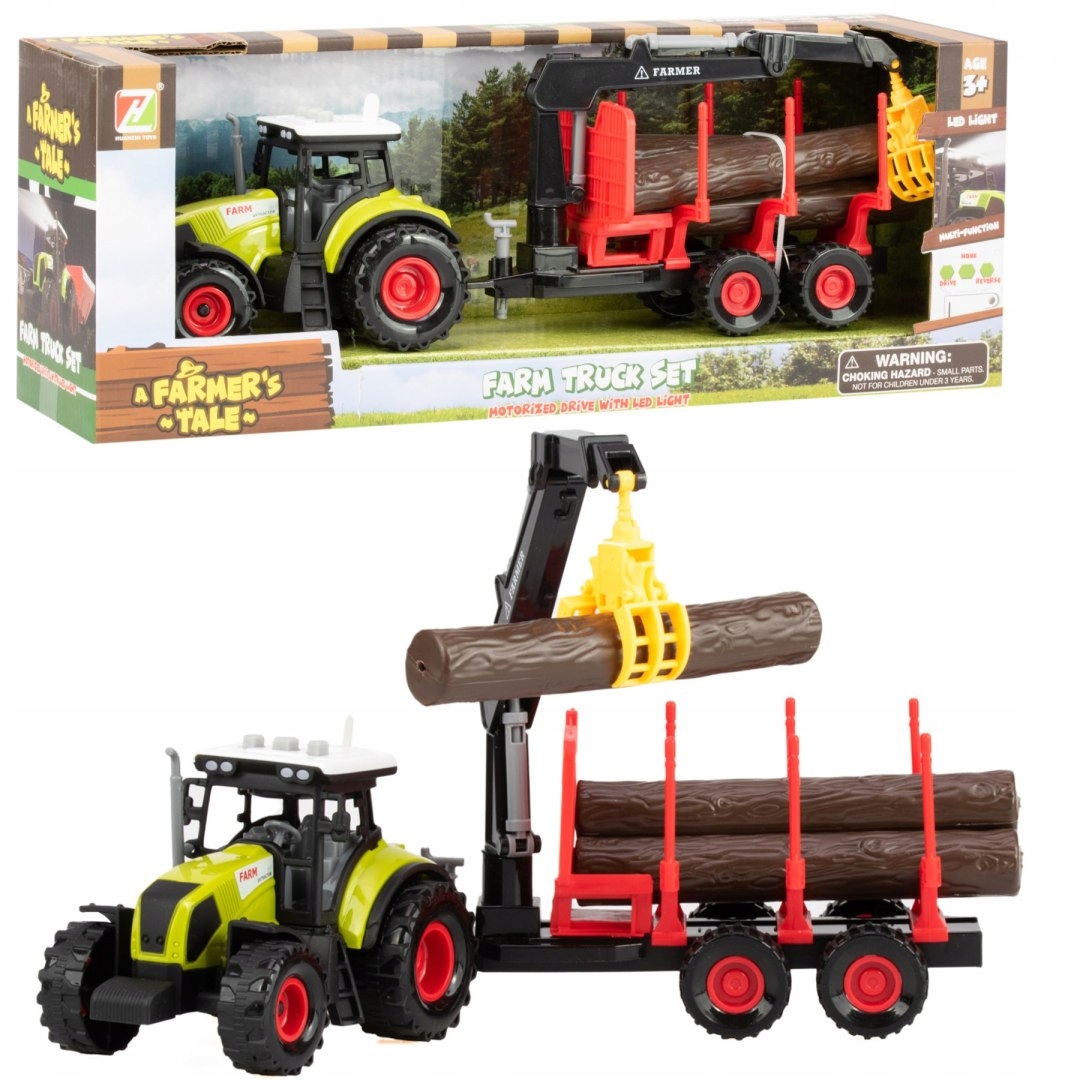 

Traktor Z Maszyną Zestaw Farmera Światło I Dźwięk