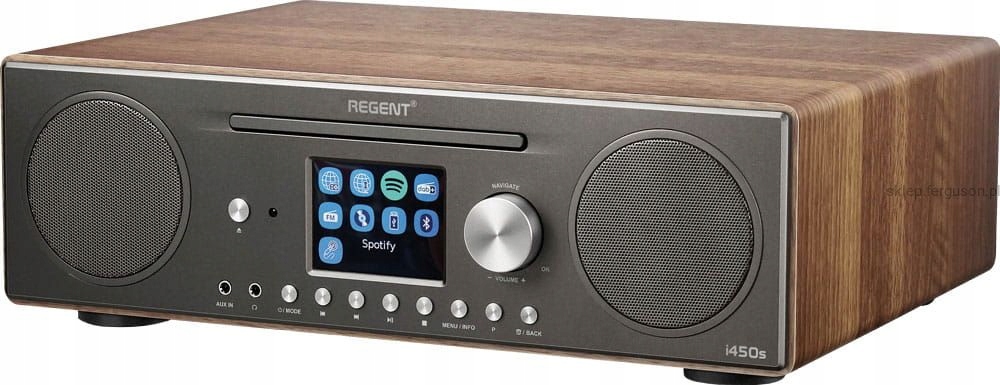 Radio FM DAB+ Internetowe WiFi CD MP3 USB Ferguson i450s Spotify Bluetooth Radio DAB+ FM internetowe