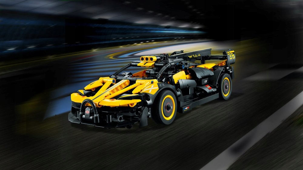 LEGO TECHNIC Bugatti Bolide 42151 Materiał plastik