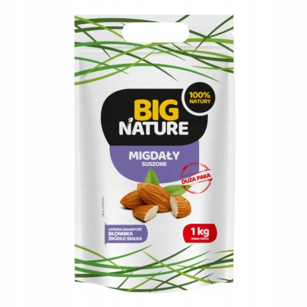 Levně Big Nature Mandle sušené 1 kg