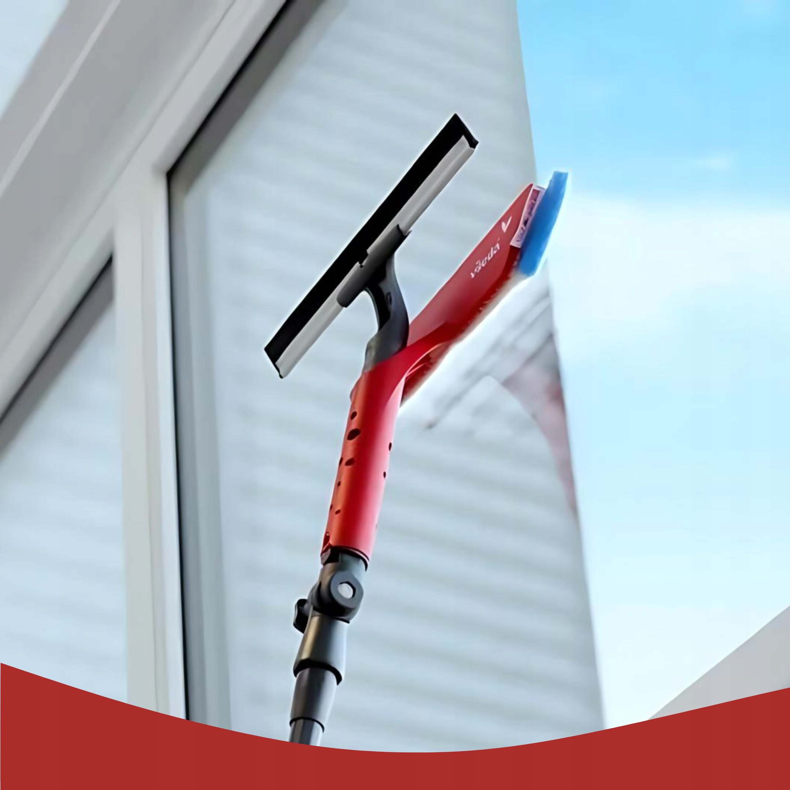 VILEDA MYJKA ŚCIĄGACZKA DO OKIEN Z DRĄŻKIEM 2w1 DO ŚWIETLIKÓW DACHOWYCH Kod producenta 123389