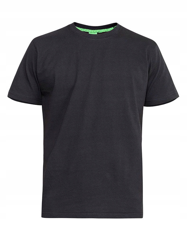 Pánske tričko Hladké Čierne FLYERSD555 Veľké Veľkosti