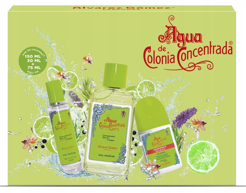 Sada Alvarez Gomez Eau Fraiche Agua de Colonia Concentrada 3 kusy