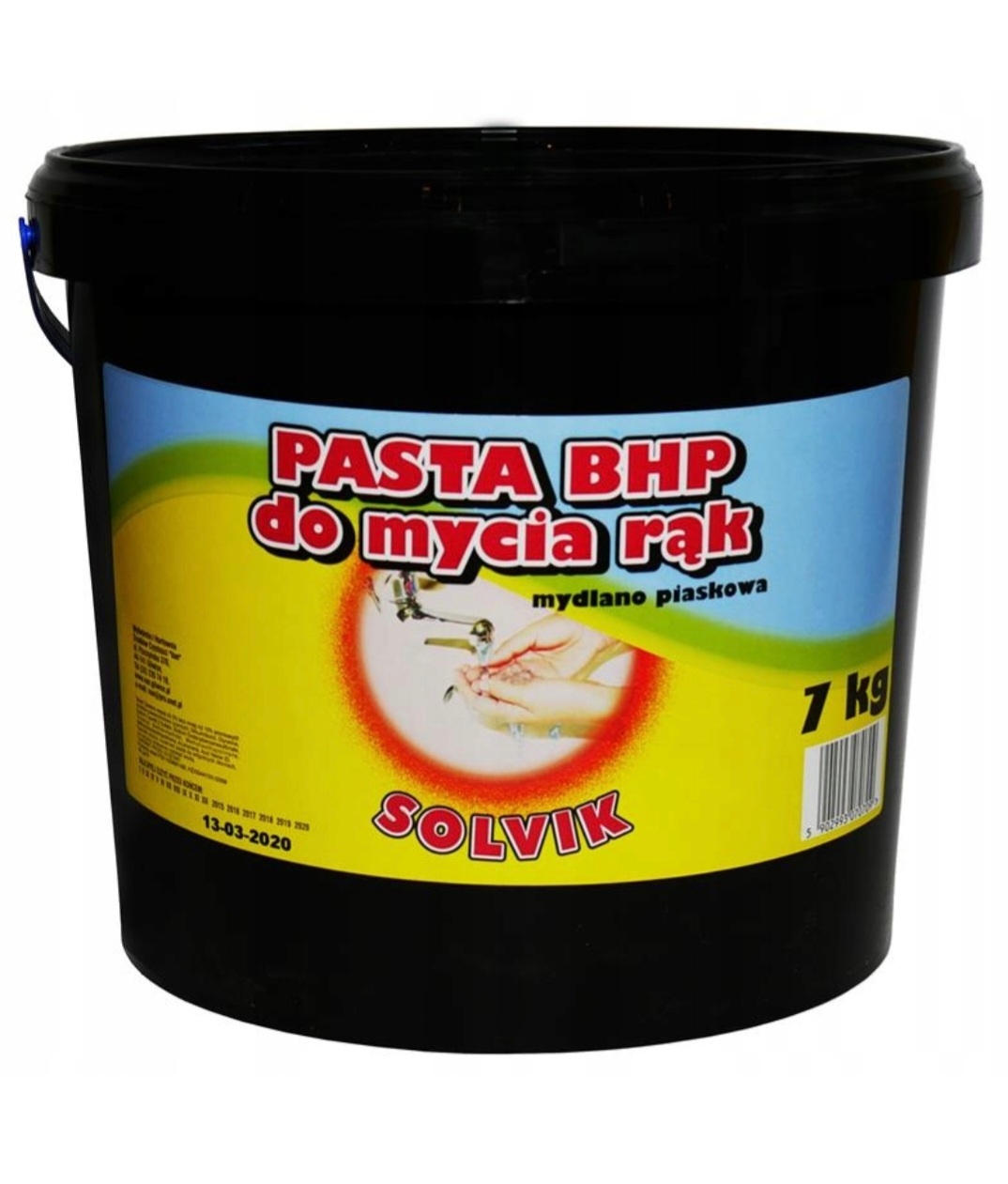 PASTA do rąk PIASKOWA 7 kg wiadro