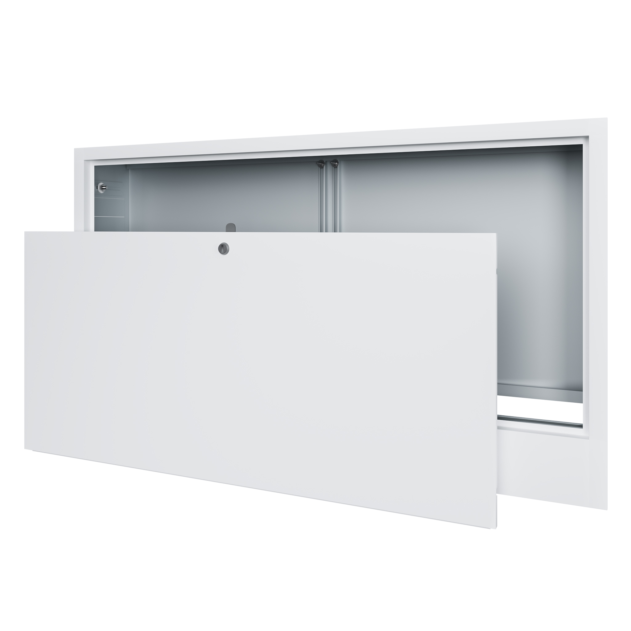 Podomietková skrinka pre rozdeľovač 13-14 obvody pre podlahovú krytinu biela