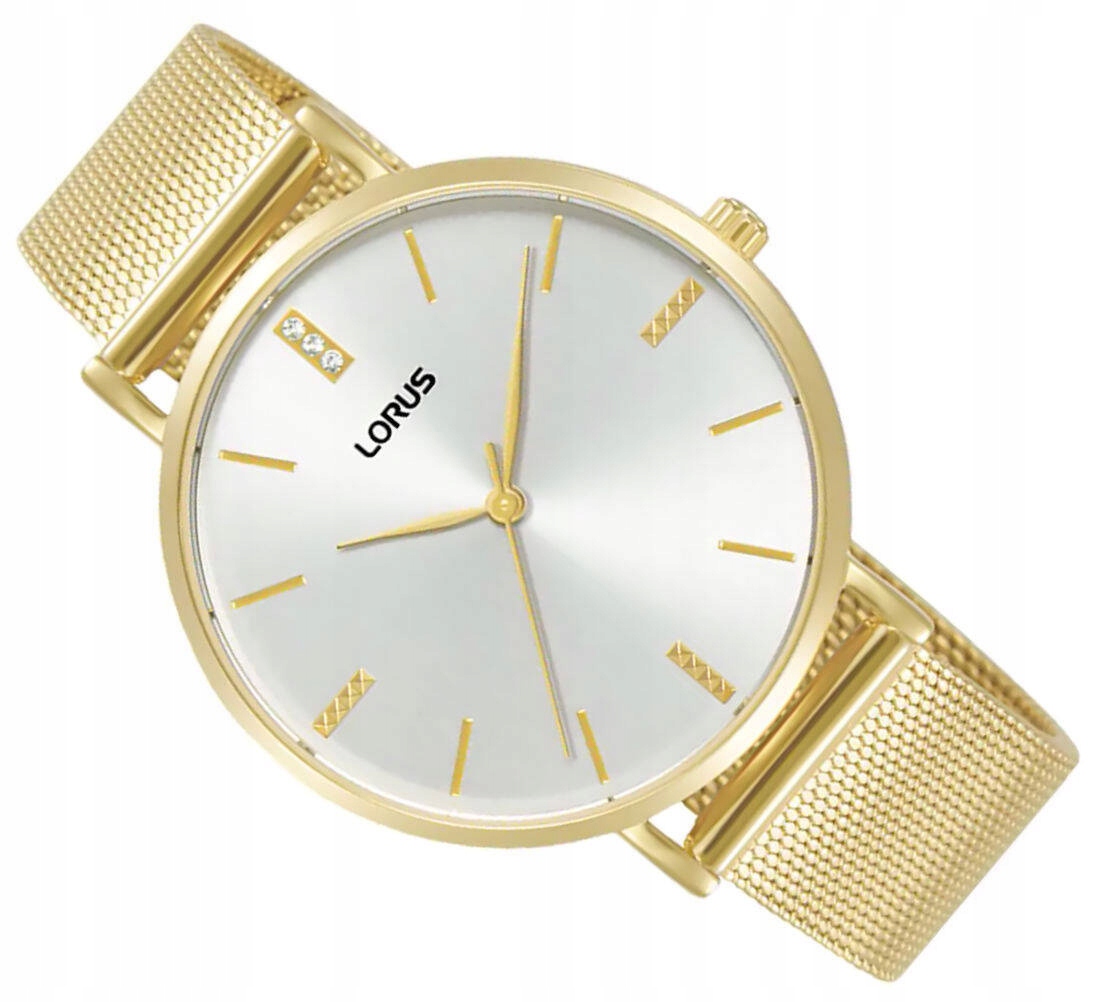 Dámské Elegantní Vodotěsné Ocelové Hodinky Lorus RG274XX9 Zirkony