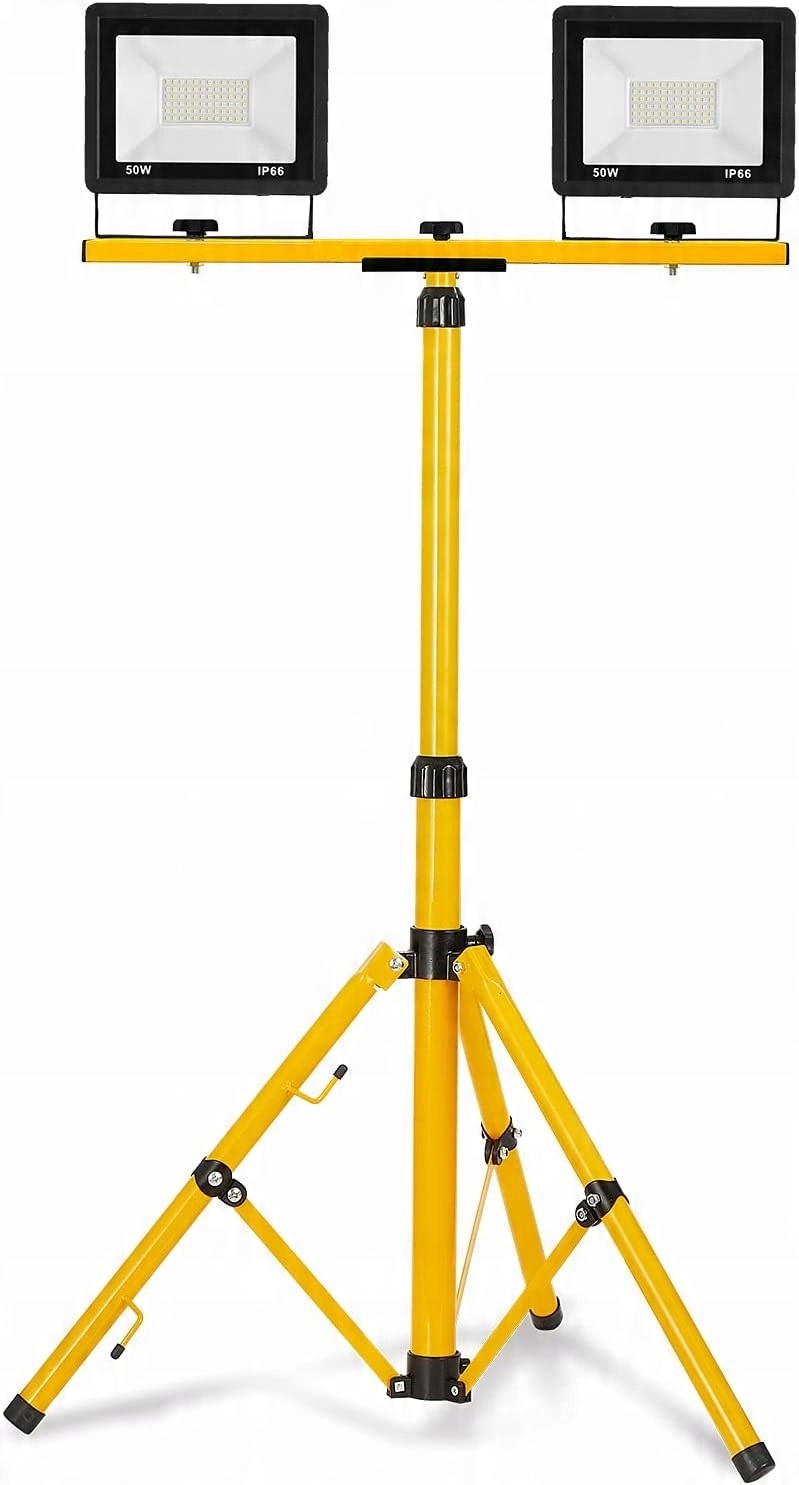 

Naświetlacz Halogen Lampa Led 2x 50W statyw