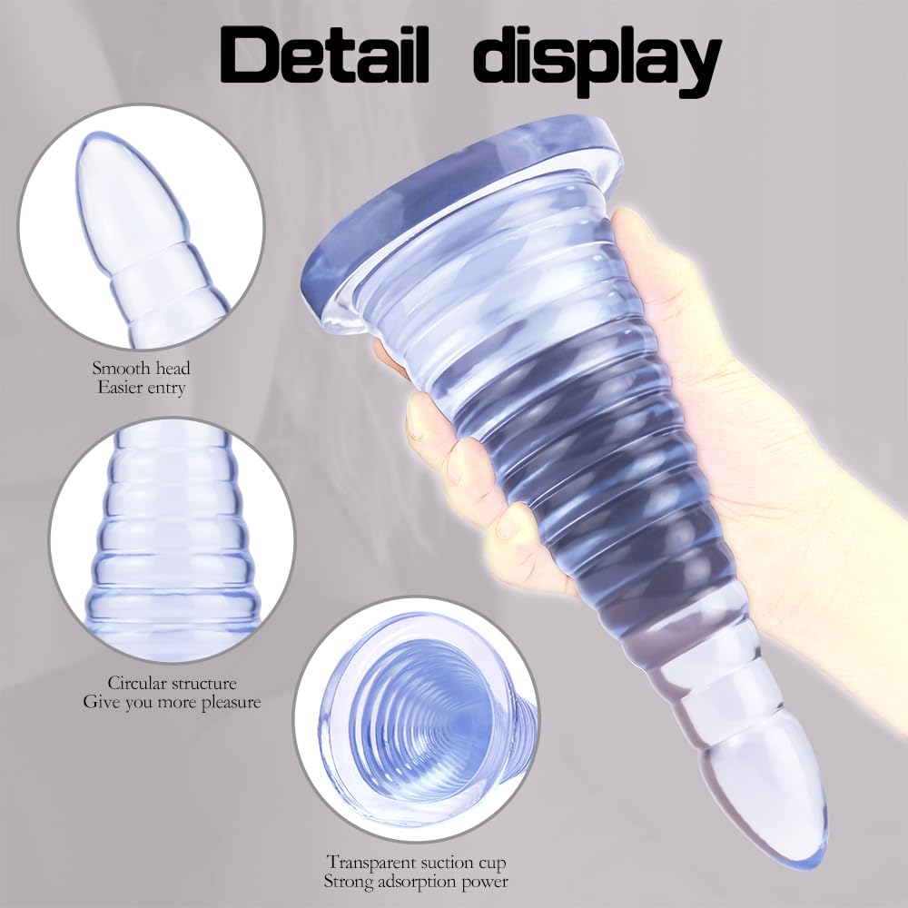 LMGOC Duży Dildo Pagoda 25cm Z Silnym Przyssawką Analny Masażer Prostaty — miniatura 5