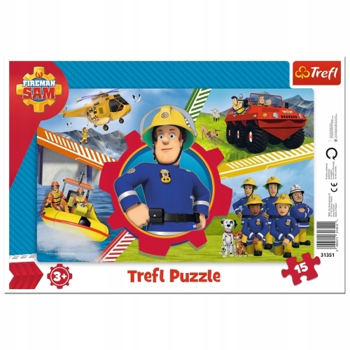 

Puzzle Strażak Sam Ramkowe 15 el.
