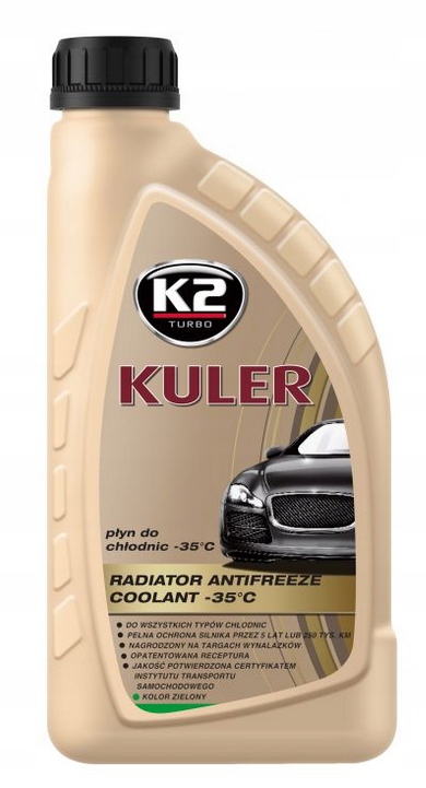PŁYN DO CHŁODNIC K2 KULER ZIELONY 1 LITR