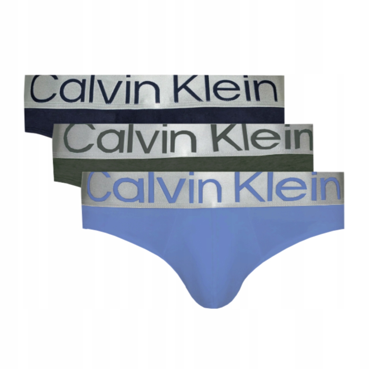 Calvin Klein Steel Cotton Slipy 3P NB2452O 4RH M