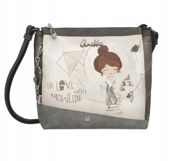 Dámská obdélníková kabelka přes rameno s 3 komorami Anekke Sophia 42803-039