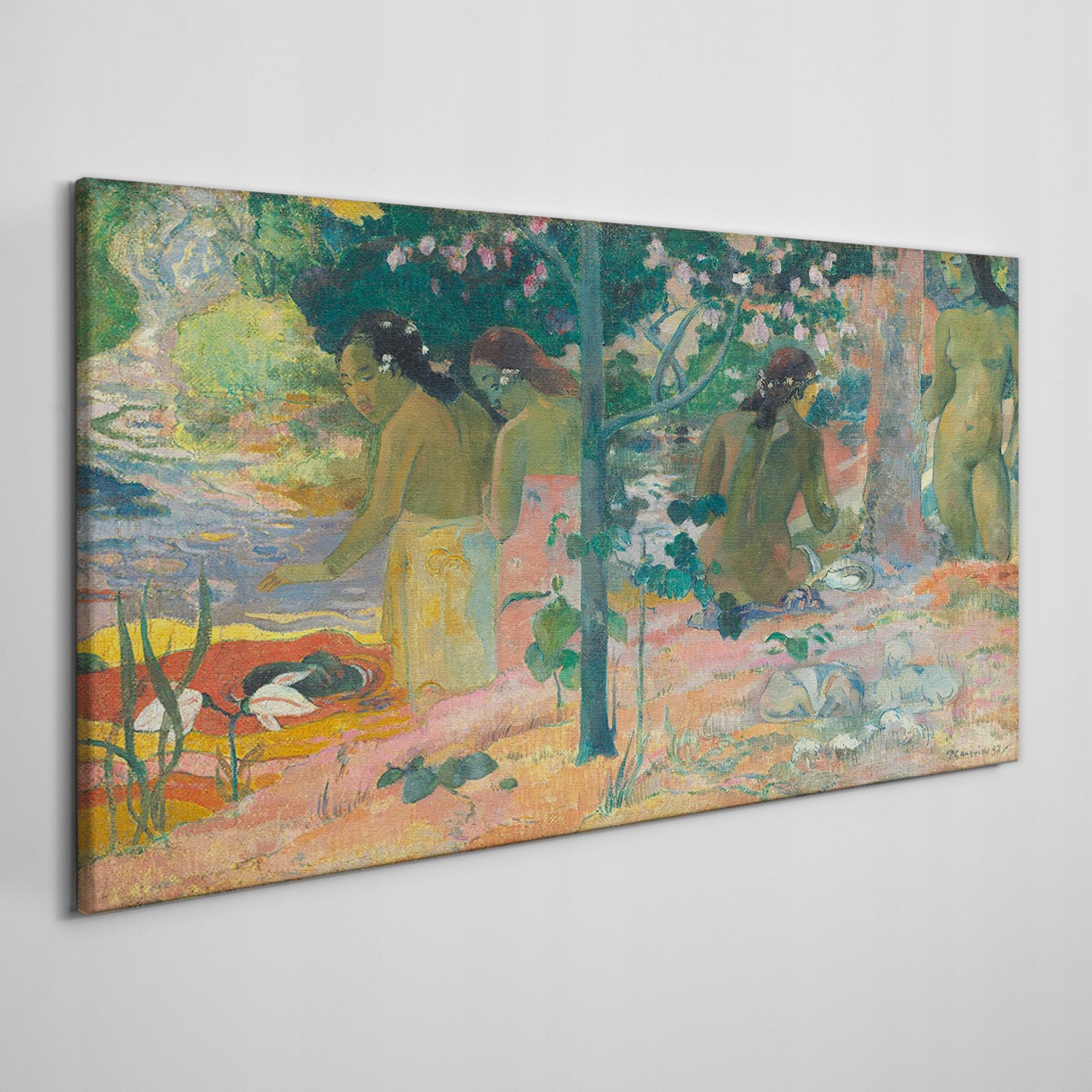 

Obraz na płótnie Zaginiony raj Gauguin 140x70 cm