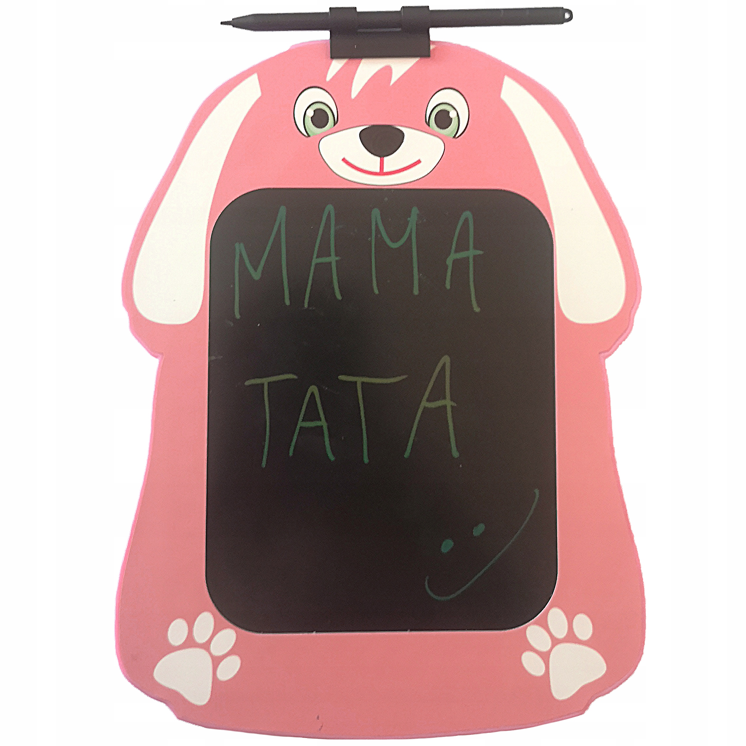 TABLET GRAFICZNY PIES TABLICA DO RYSOWANIA ZNIKOPIS DO MALOWANIA ZMYWALNA Materiał plastik