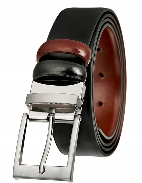 

Skórzany Dwustronny Pasek Damski Spodni PD46 140