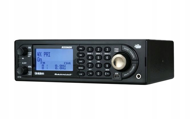 Uniden UBCD260DN skaner analogowo-cyfrowy 25-1300MHz Am Fm Dmr dPMR Nxdn