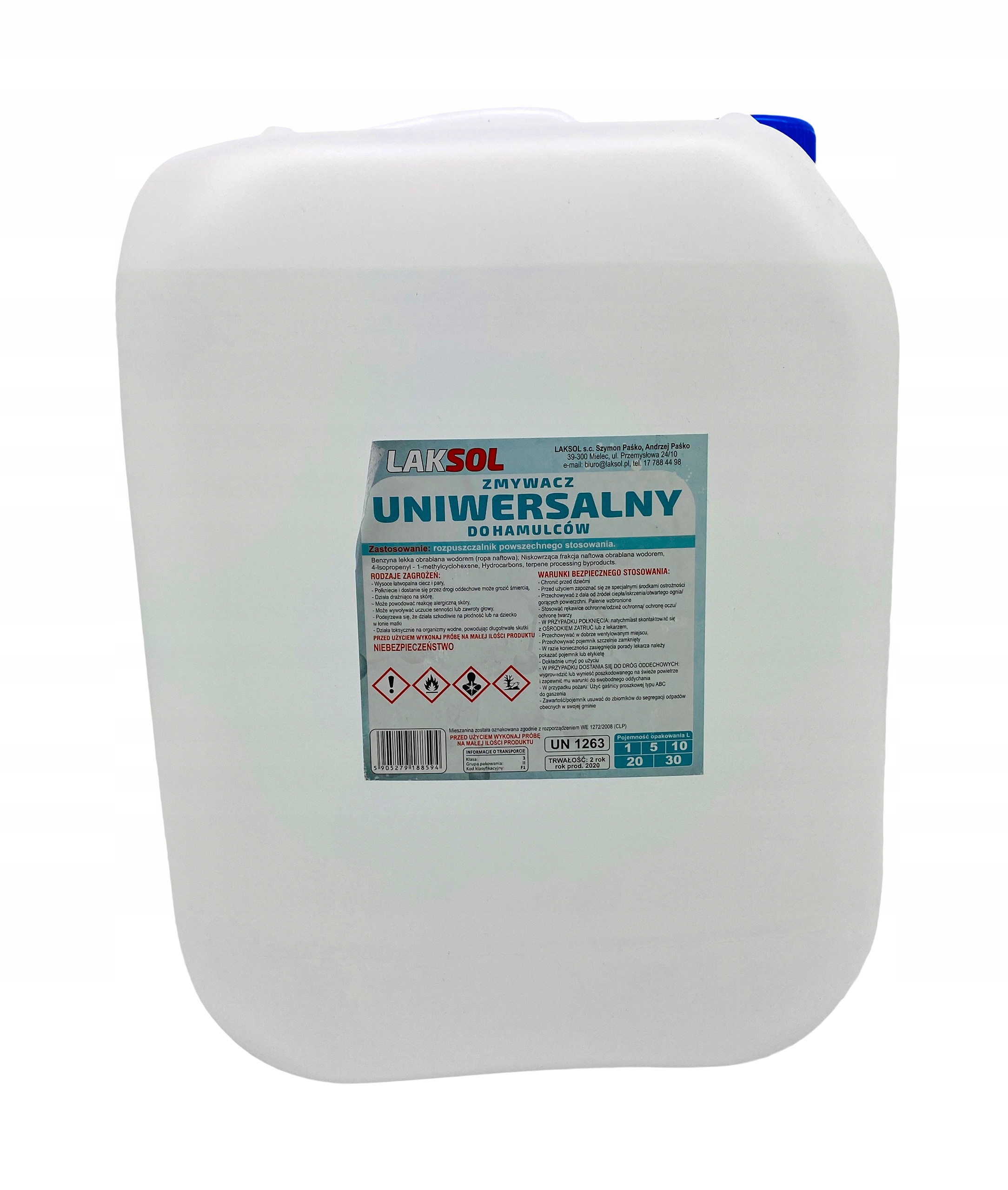 Laksol Uniwersalny Zmywacz Do Hamulcy , Hamulców 2X 5L- 10L