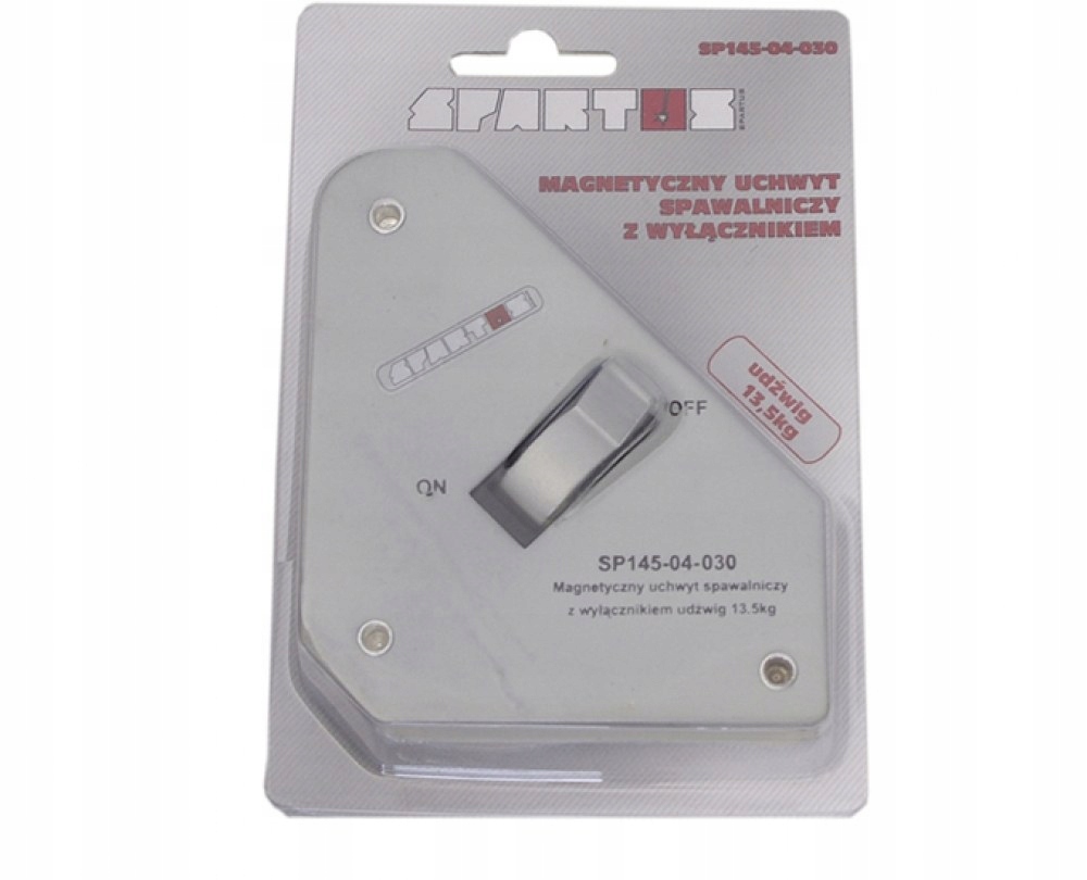

Spartus Kątownik magnetyczny z wyłącznikiem 13,5kg
