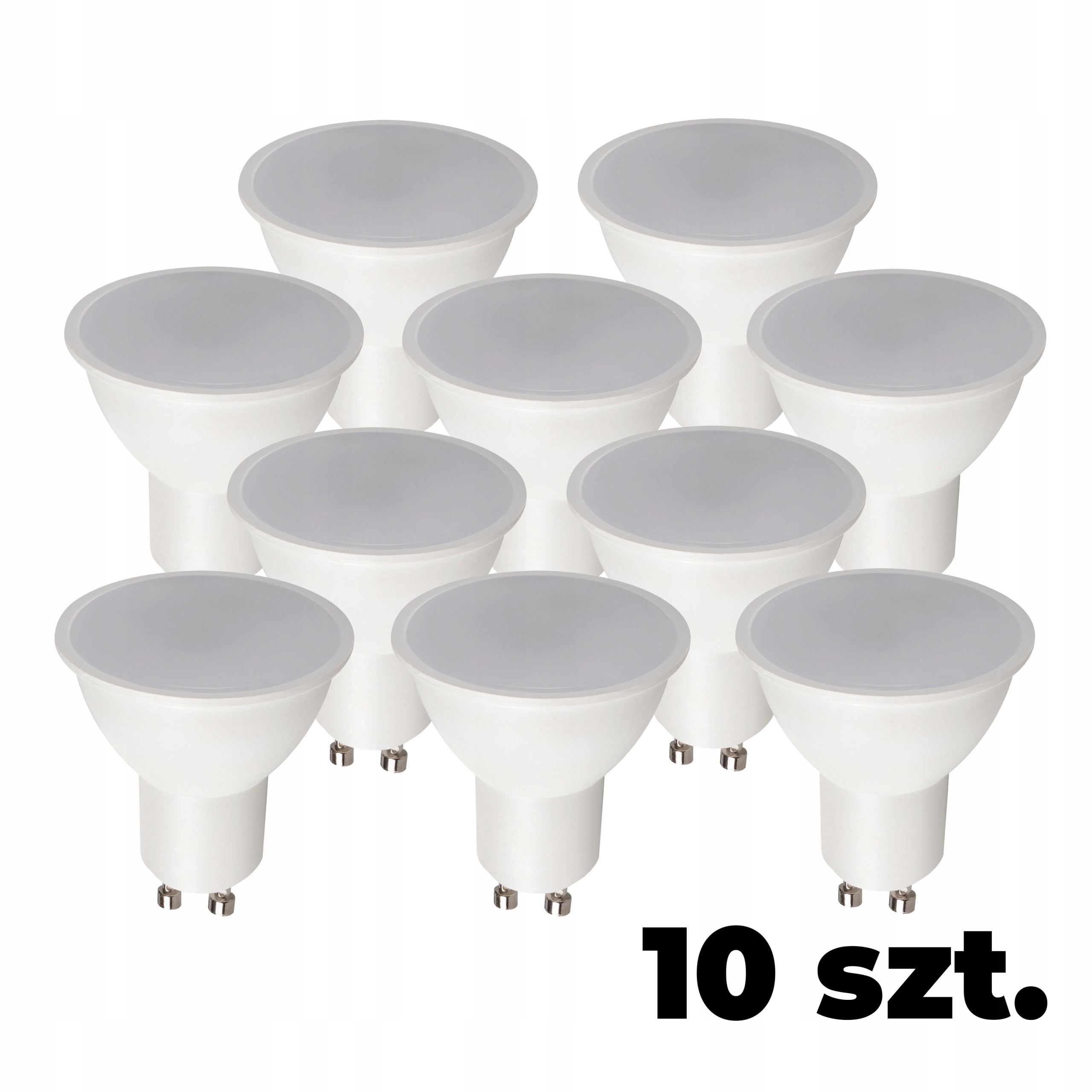 

Zestaw 10x Żarówka Kanlux K Led GU10 6W Ww ciepła