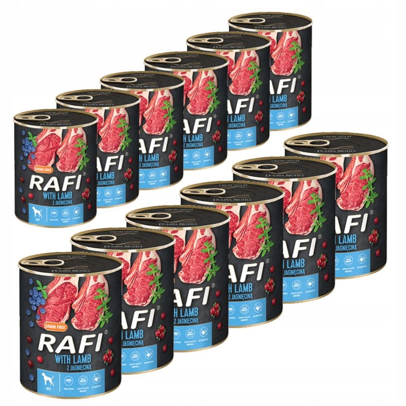 Levně Mokré krmivo pro psy Rafi s Krmivo 12x800g